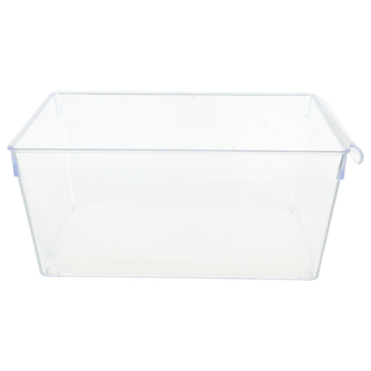 Dunya Acrylic Rectangle Refrigerator Organizer, 20×32.5×14 cm - Clear