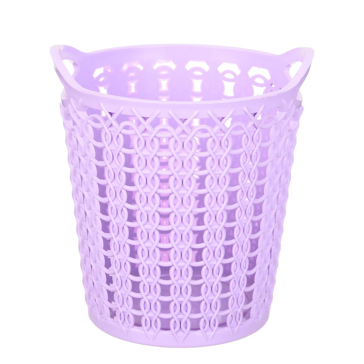 El Helal & Star Round Clothespins Basket, 12×10 cm - Mauve