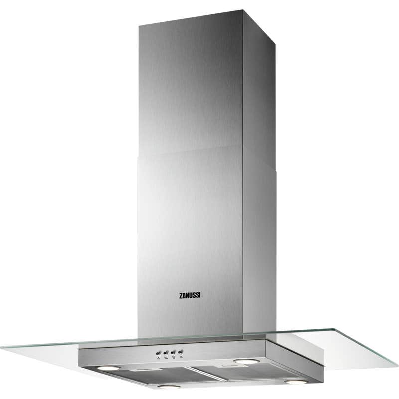 Zanussi Built-in Cooker Hood, 90 cm, 3 Speeds, 730脳898脳598 mm - ZHS92650XA - Silver