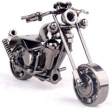 Metal Motorcycle Model - Silver