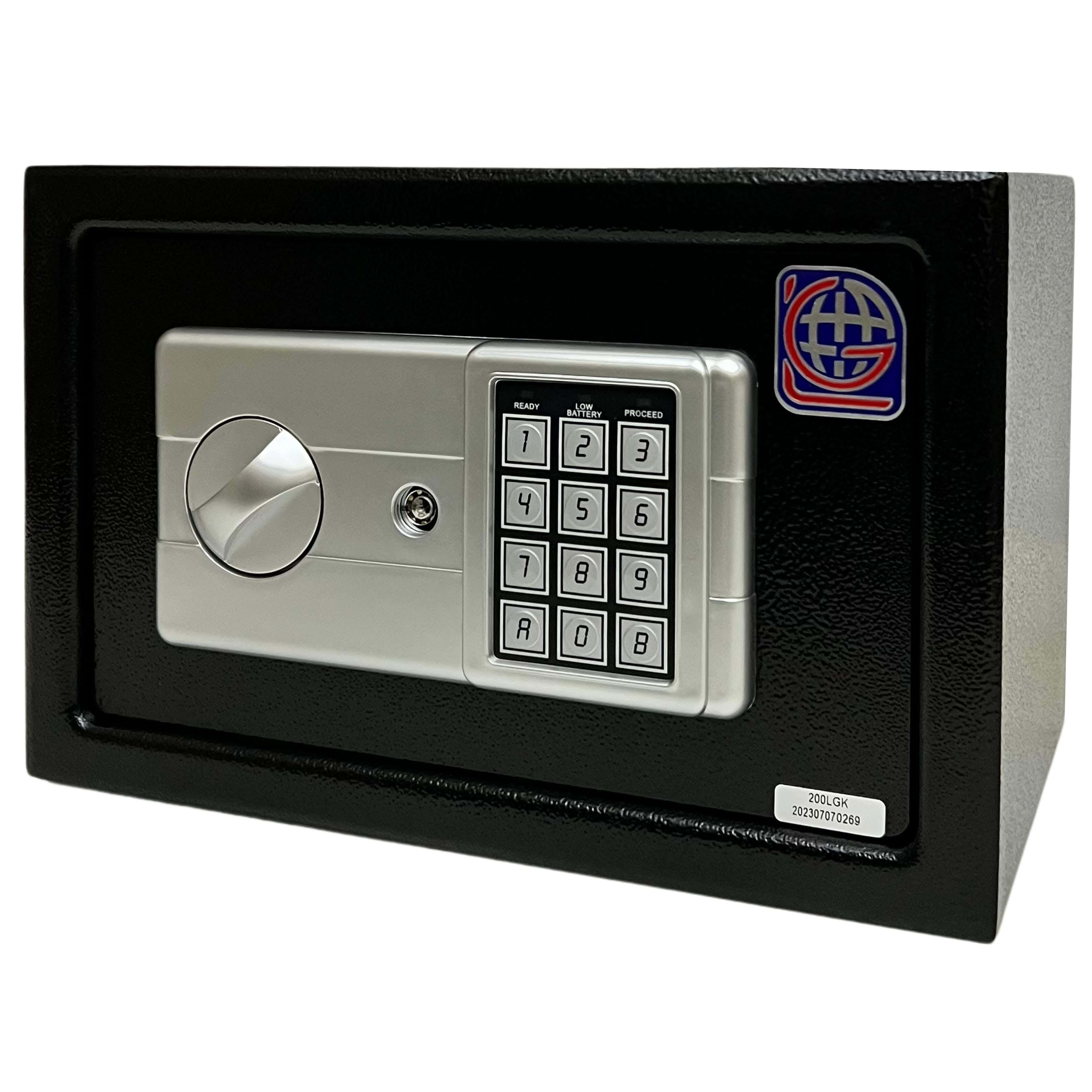 Lotfy Group LG Metal Digital Hotel Safe, 20 × 31 × 20 cm - Black
