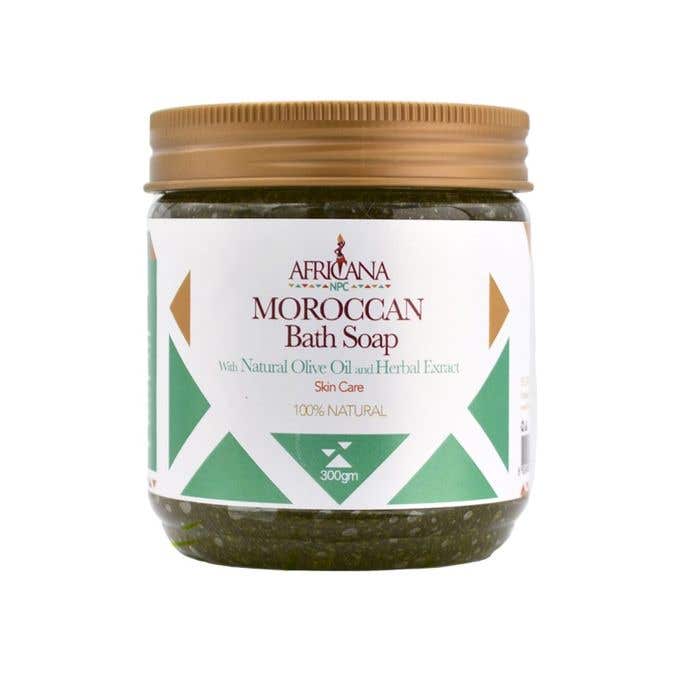 Africana Moroccan Bath Soap, With Olive Oil, 300 g