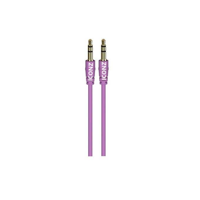 Iconz JCS1V AUX Cable, 1 Meter - Purple