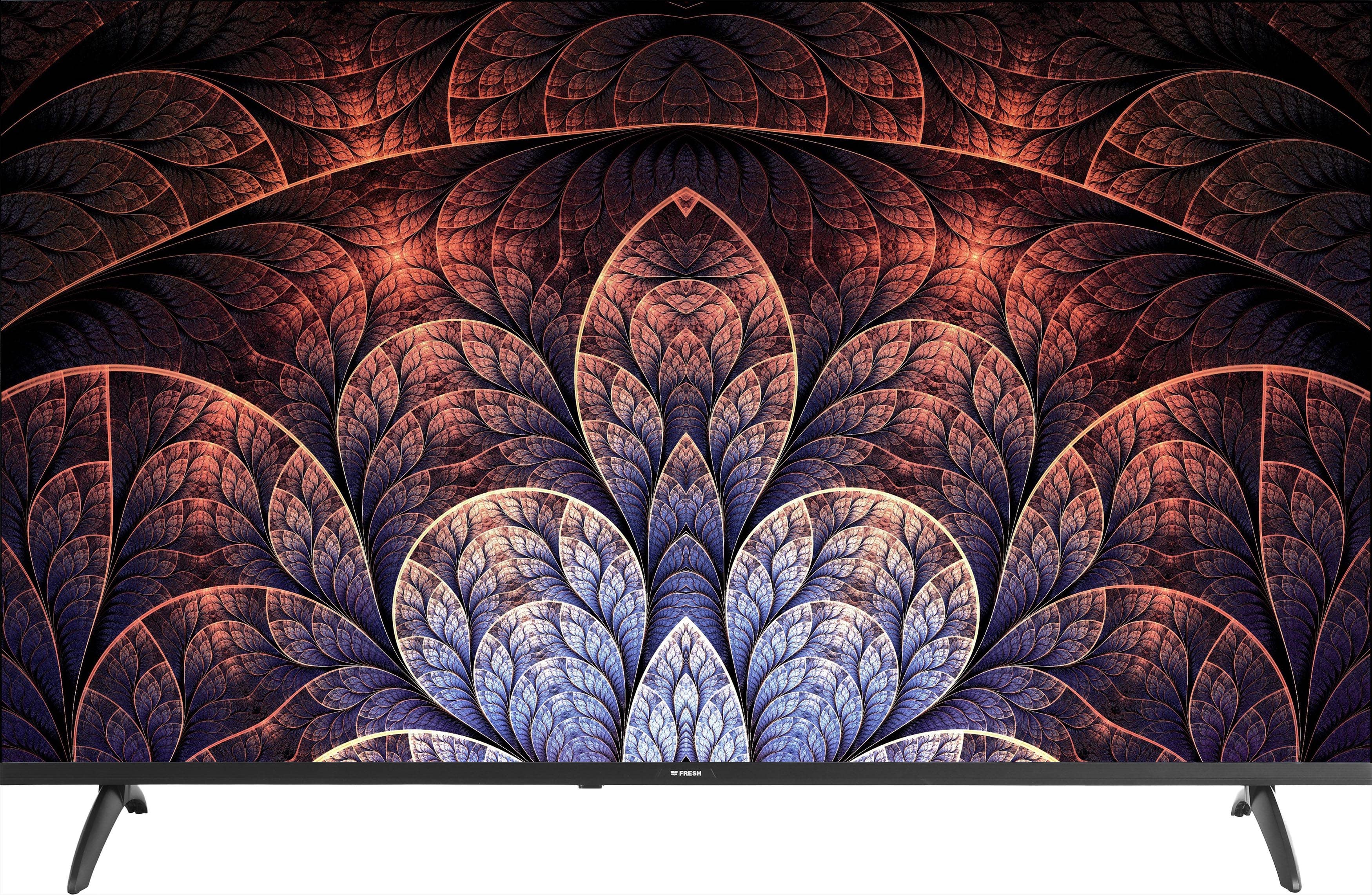 Fresh 60MUQ433G Smart TV, 60 Inch, Frameless, 4K, QLED, UHD - Black