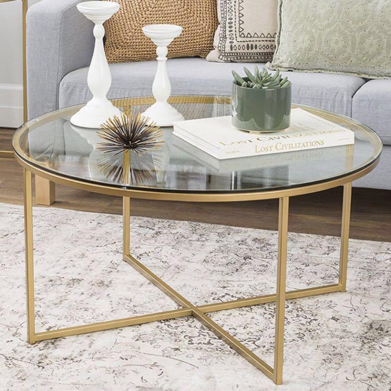 Medium Metal Table, &0×45 - Gold