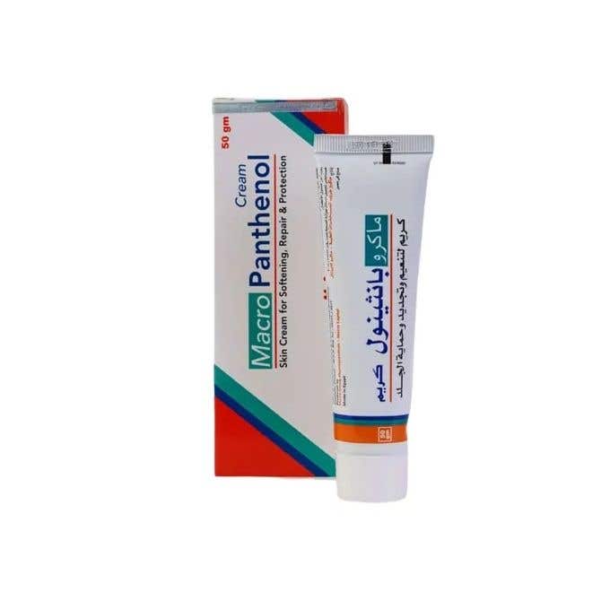Macro Panthenol Cream, Skin Softening, 50g