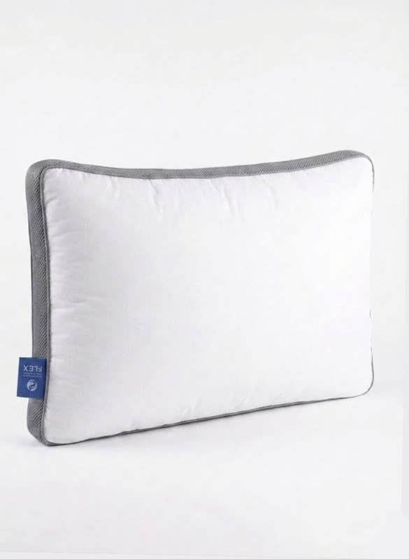 Fiber bed cushion, one piece, 70x50 cm - White