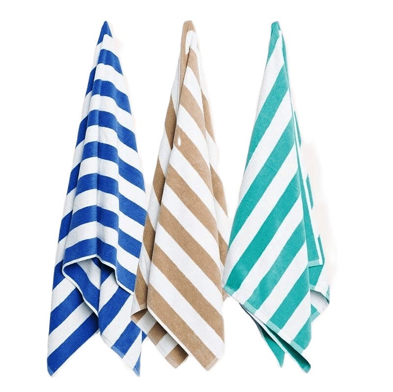 Signoola Cotton Bath Sheet Set, 3 Pieces - Multicolor