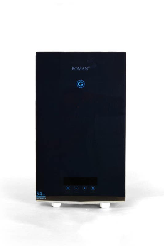 Boman WZL13 Instant Electric Water Heater, 12 kW - Black