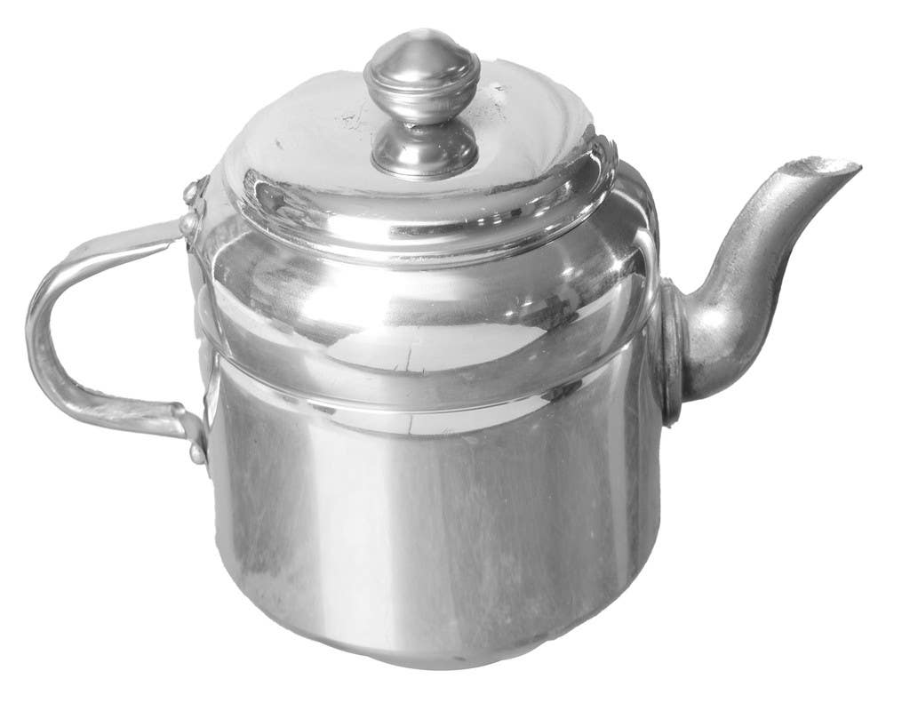 Aluminum Teapot, 1 Liter - Silver