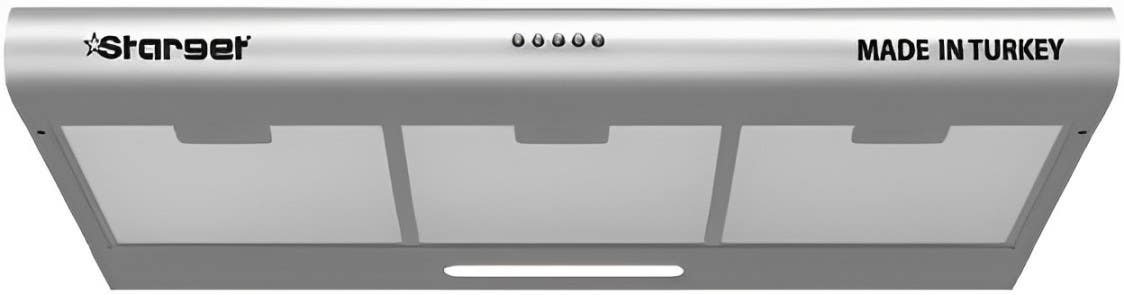 Starget ST-1990TR Stainless Steel Built-In Turbo Hood, 90 cm, 2 Fans - Silver