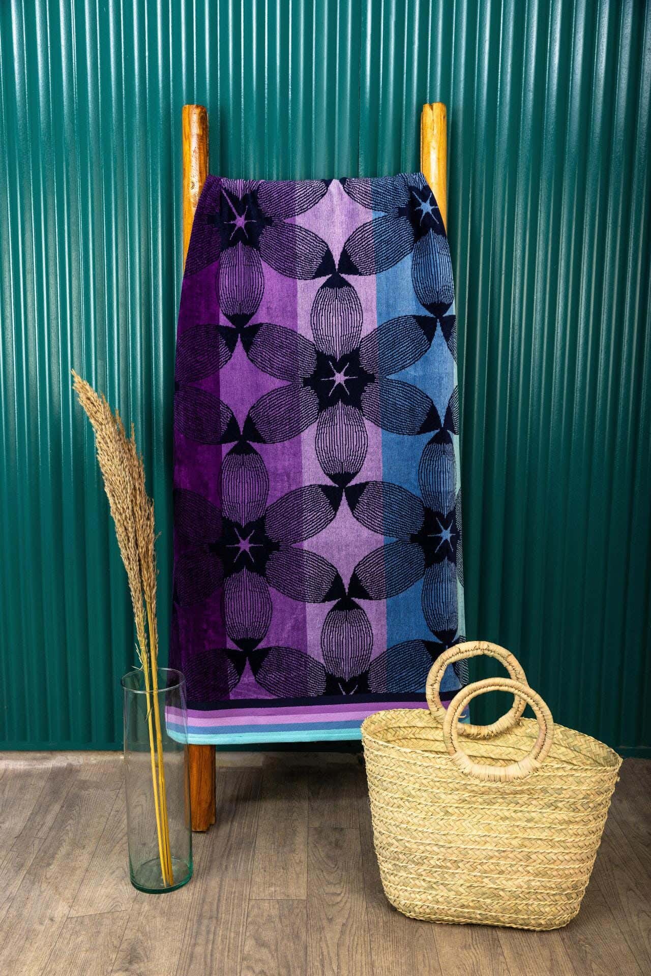 Signoola Cotton Bath Sheet, 170 X 90 Cm - Multicolor