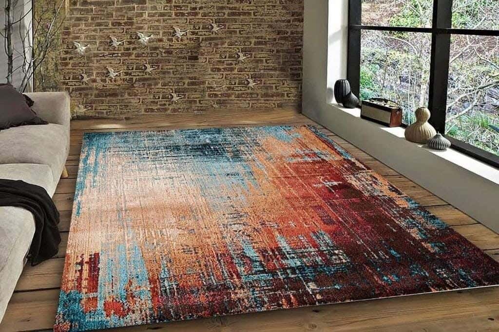 Mat Cover with Anti-slip Dotted Back - 160 × 250 cm - Multicolor