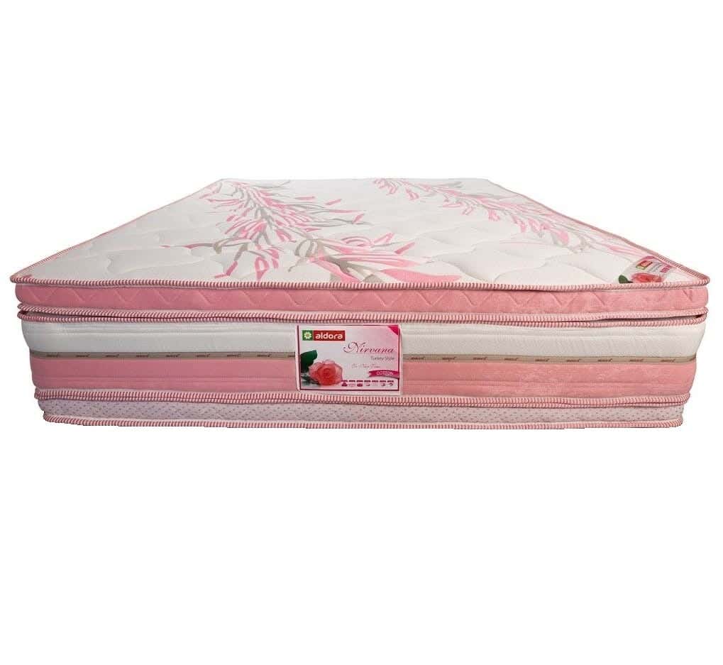 Aldora Nirvana Connected Spring Bed Mattress, Length 200 cm, Height 37 cm