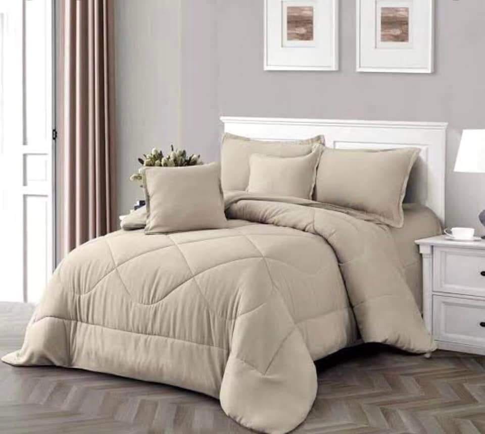 Line Sleep Fiber Quilt, 240x220 cm - Light Beige