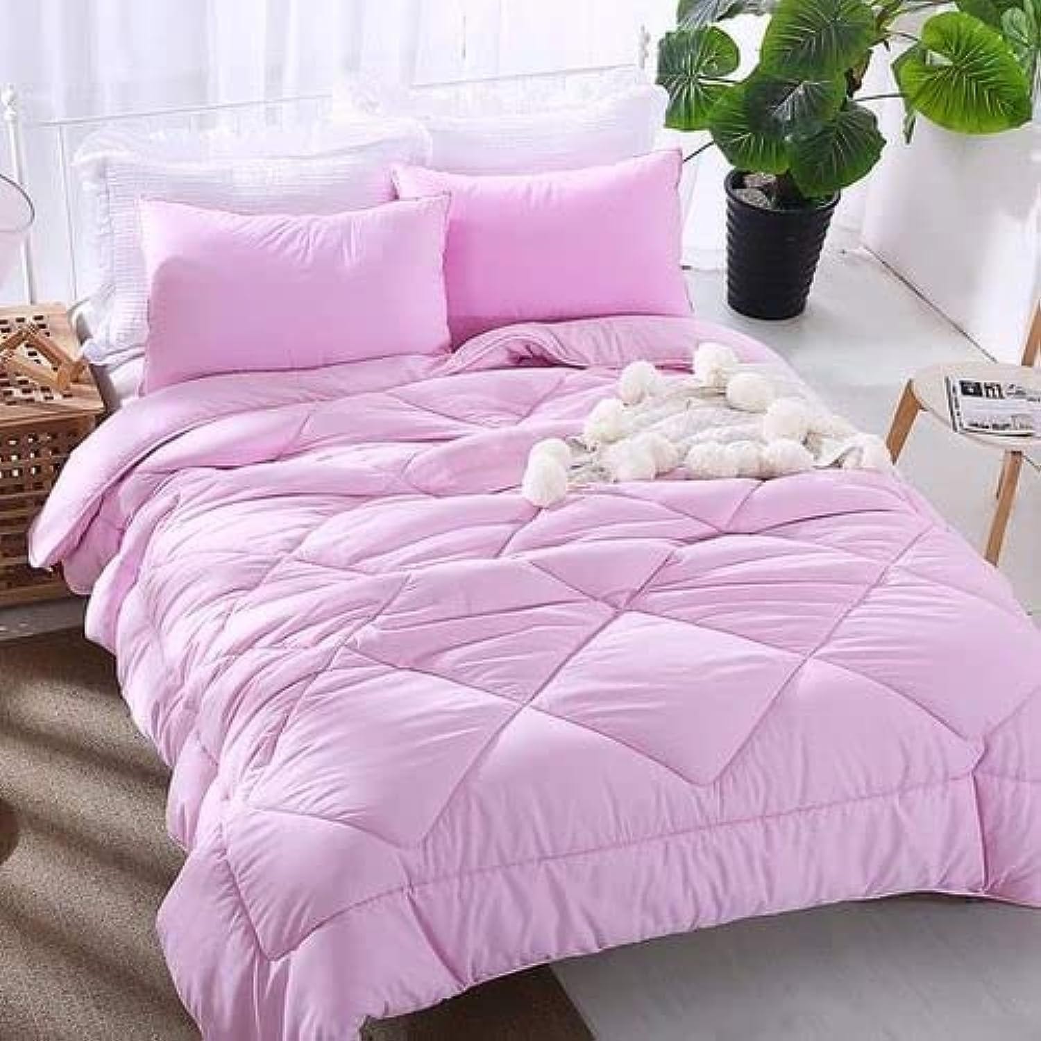 Line Sleep Fiber Quilt, 220x180 cm - Rose