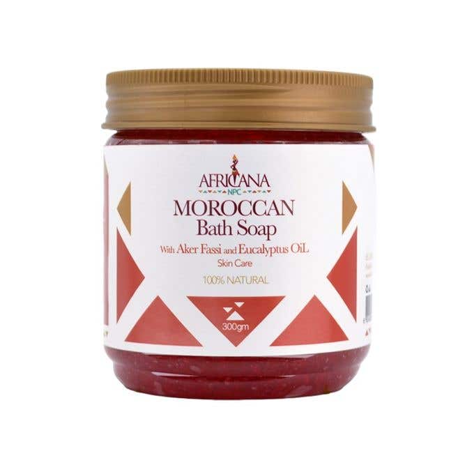 Africana Moroccan Bath Soap With Eucalyptus, 300 g