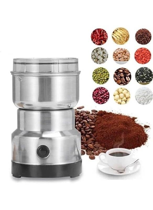 Electric Coffee and Spice Grinder NM830, 300ml, 200W - Silver