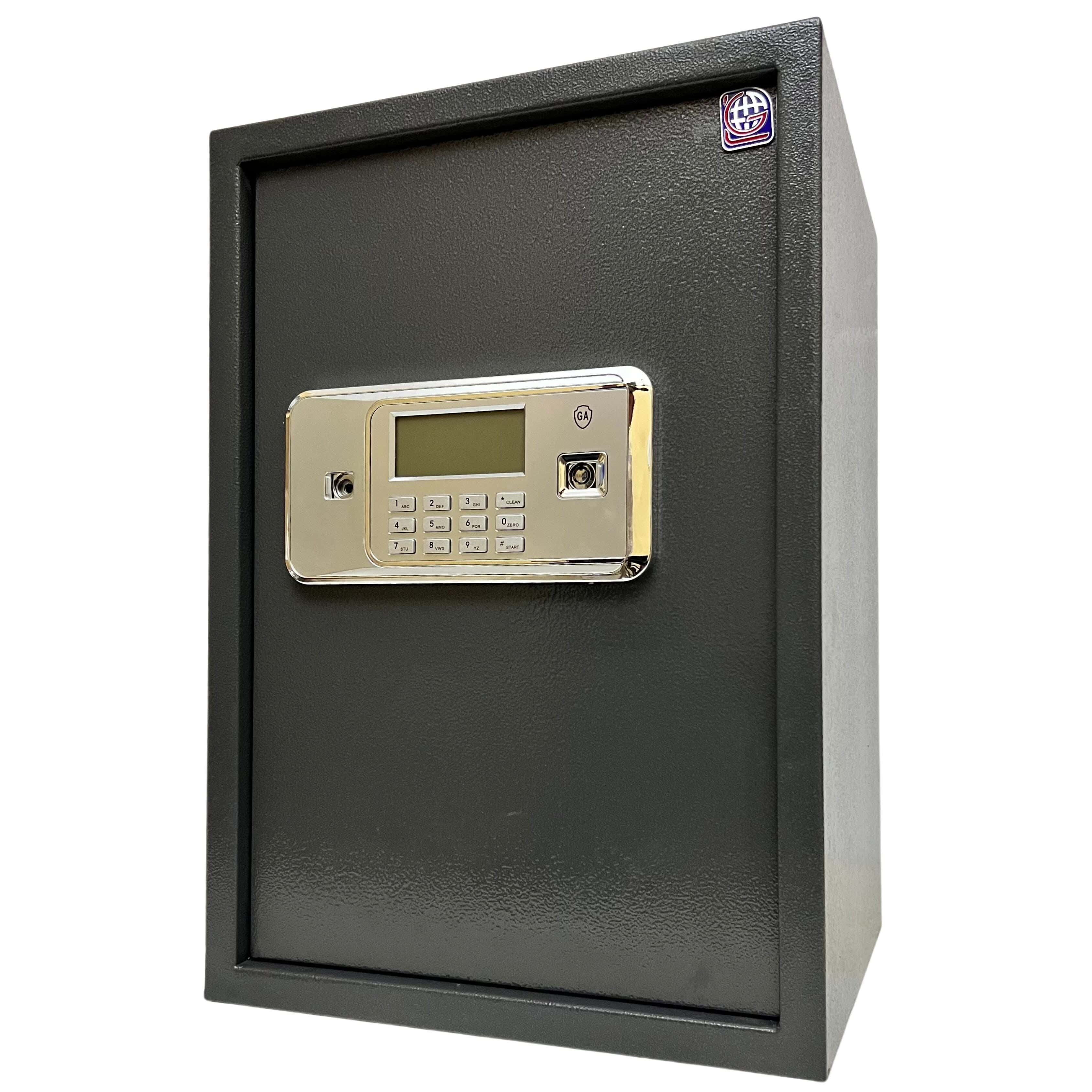 Lotfy Group LG Metal Strong Metal Safe, Theft-Resistant, 50 × 35 × 31 cm - Grey