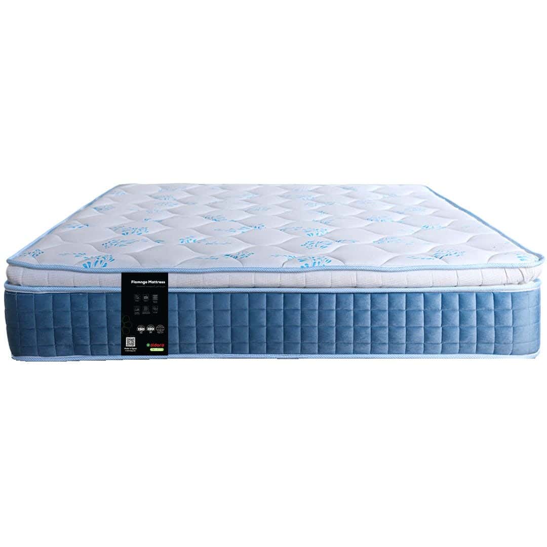 Aldora Flamingo Connected Spring Bed Mattress, Length 190 cm, Height 30 cm