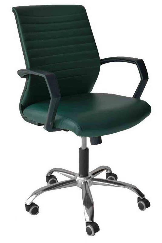 Modern Office Leather Chair, 80x45x50 cm - Green
