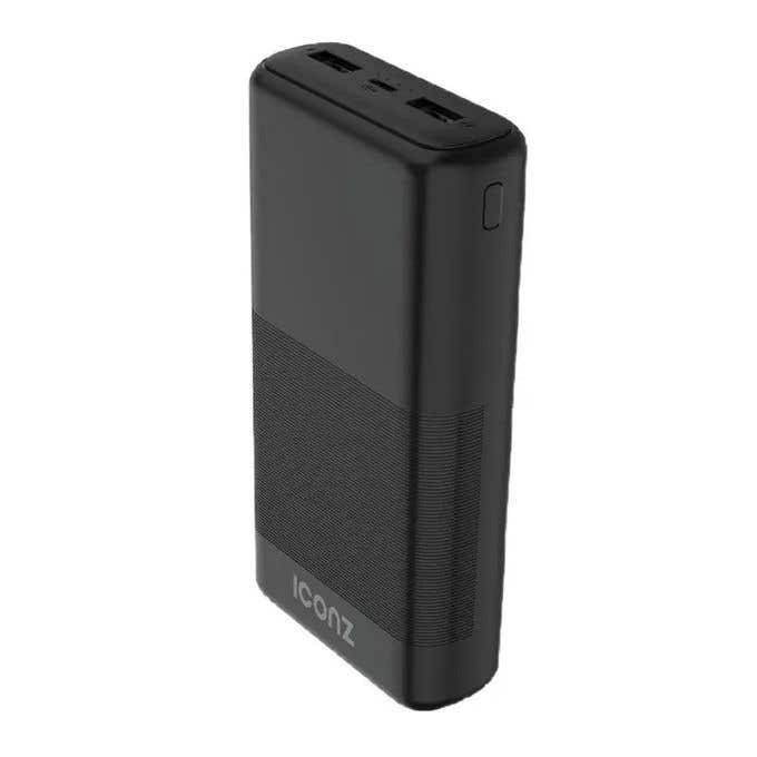 Iconz Basics XPB20K Power Bank, 20000mAh, 2 Ports - Black