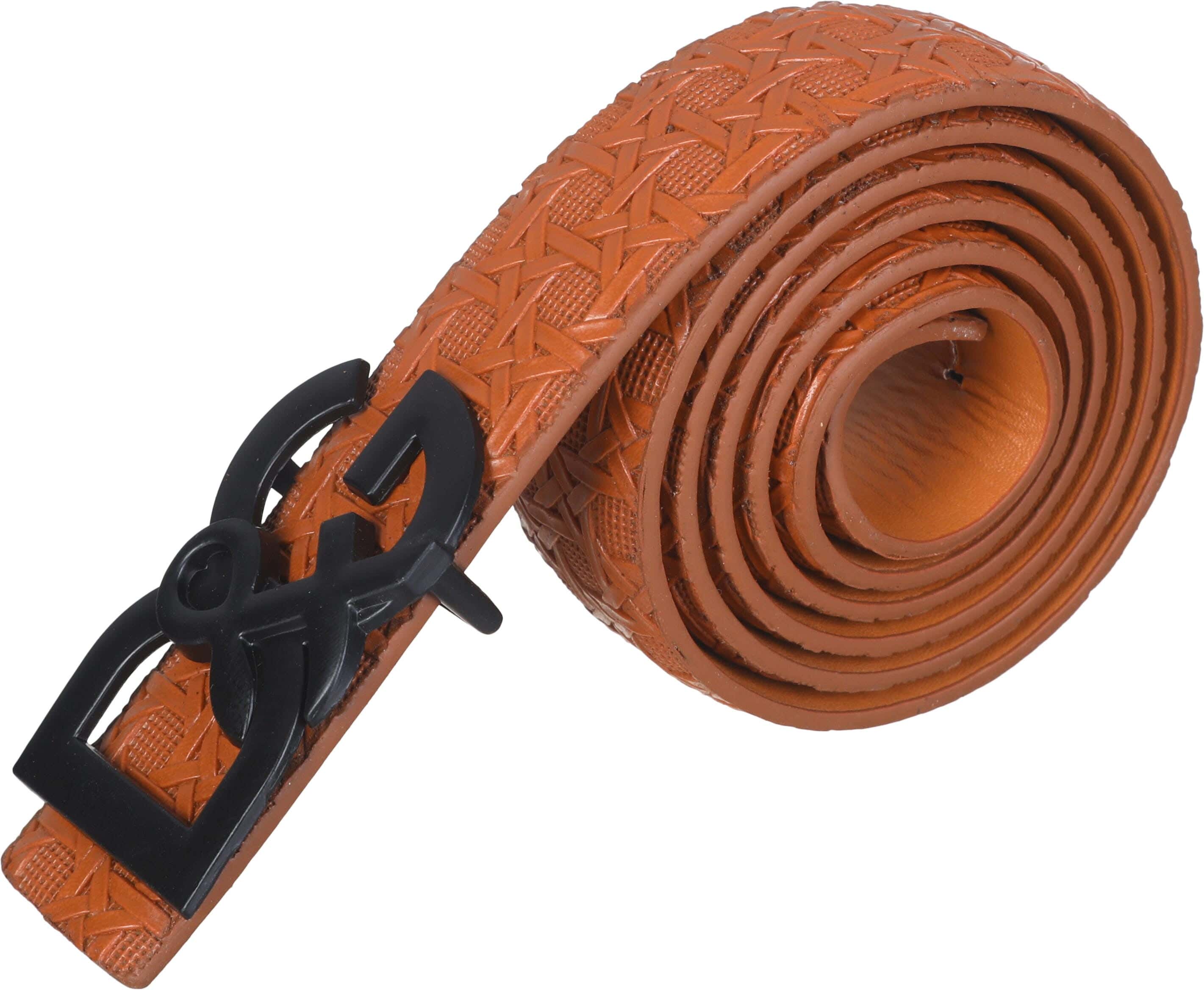 Leather Belt For Men, 120×3.5 cm - Havana