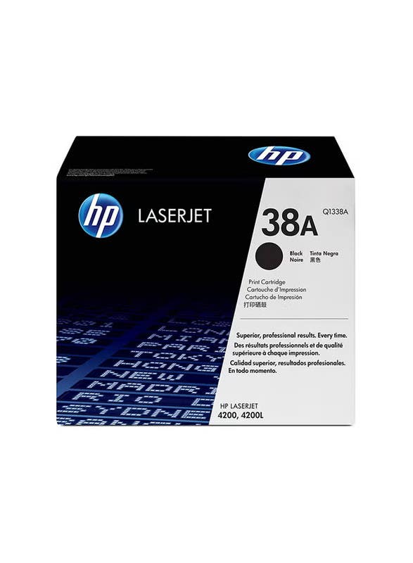 HP LaserJet Toner Cartridge, 38A, Q1338A - Black