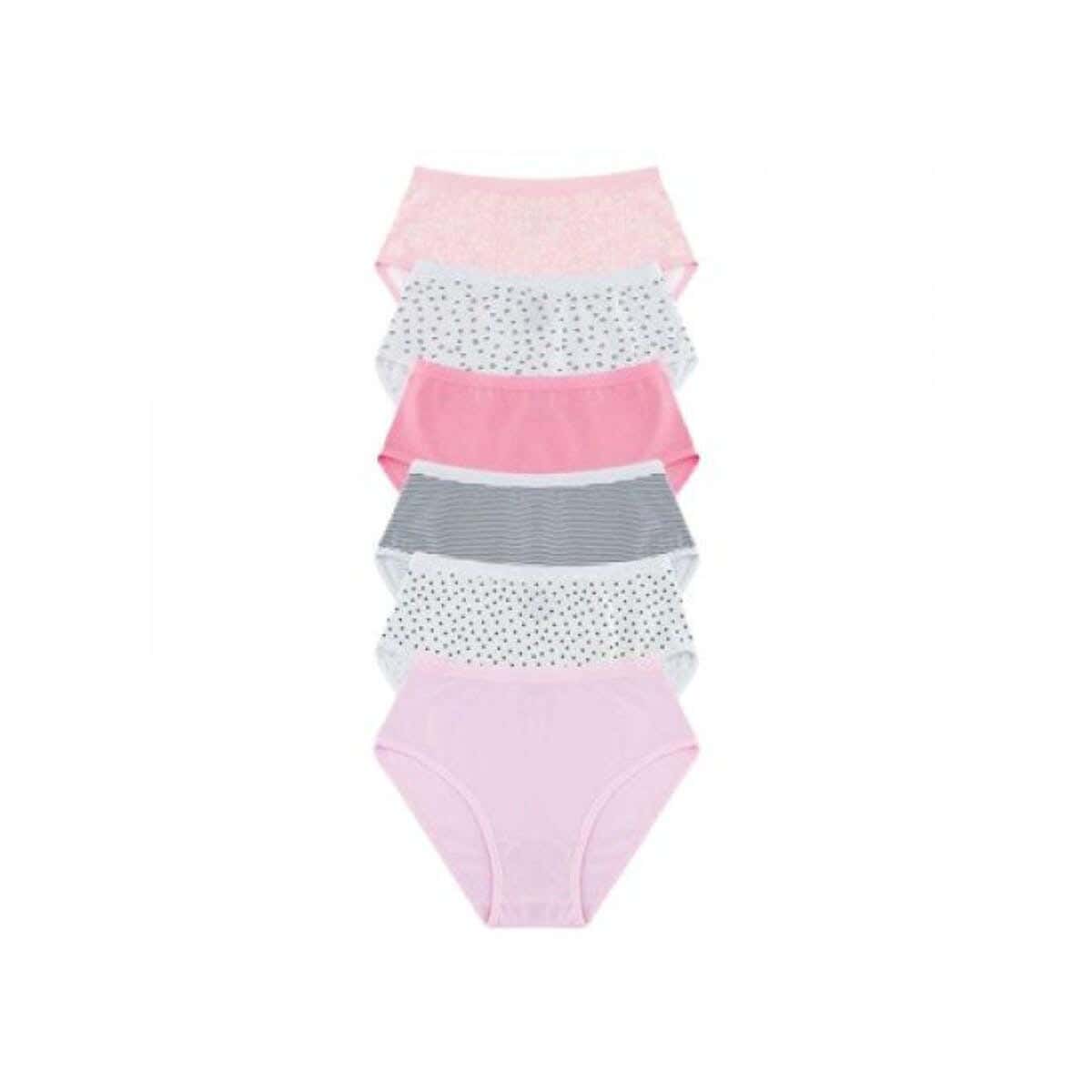 Dice Women's Underwear Set, Cotton, 6 Pieces