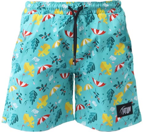Atum Boys' Microfiber Swim Shorts - Green