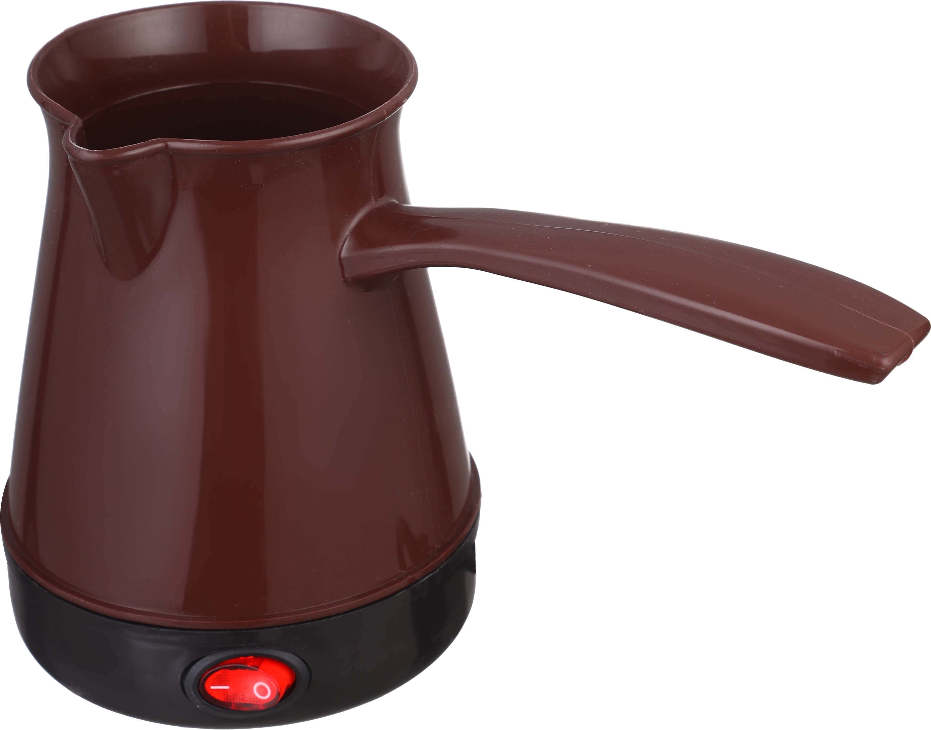 City HMA-104 Plastic Electric Coffee Maker, 600 Watt - Brown