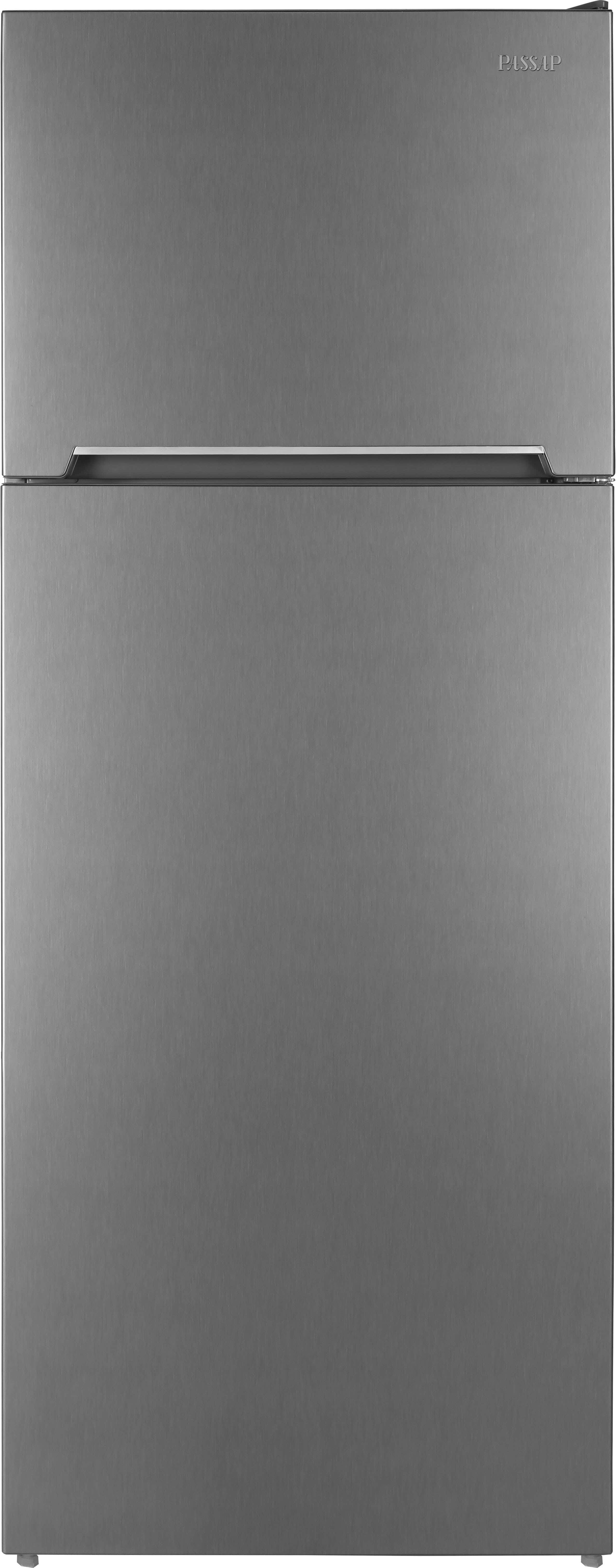 Passap FGV500 No Frost Refrigerator, 451 Liters, 2 Doors, Top Freezer - Silver