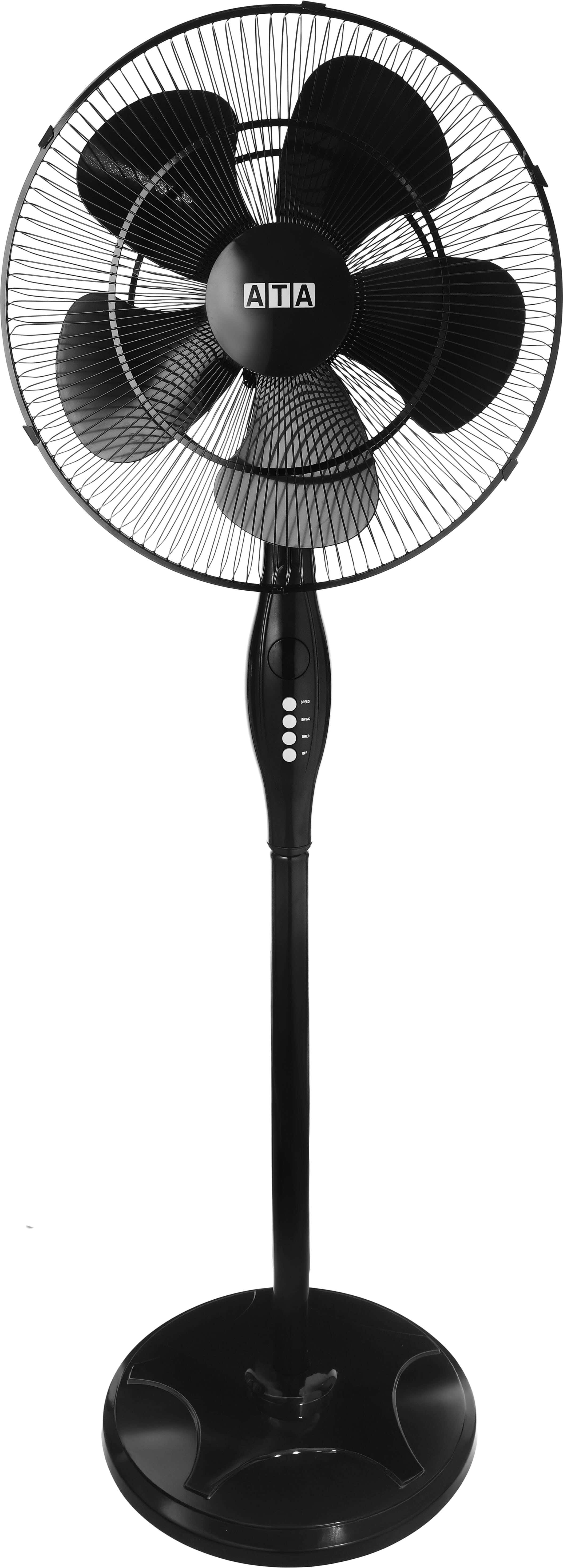 ATA Stand Fan, 18 Inch, C80 - Black