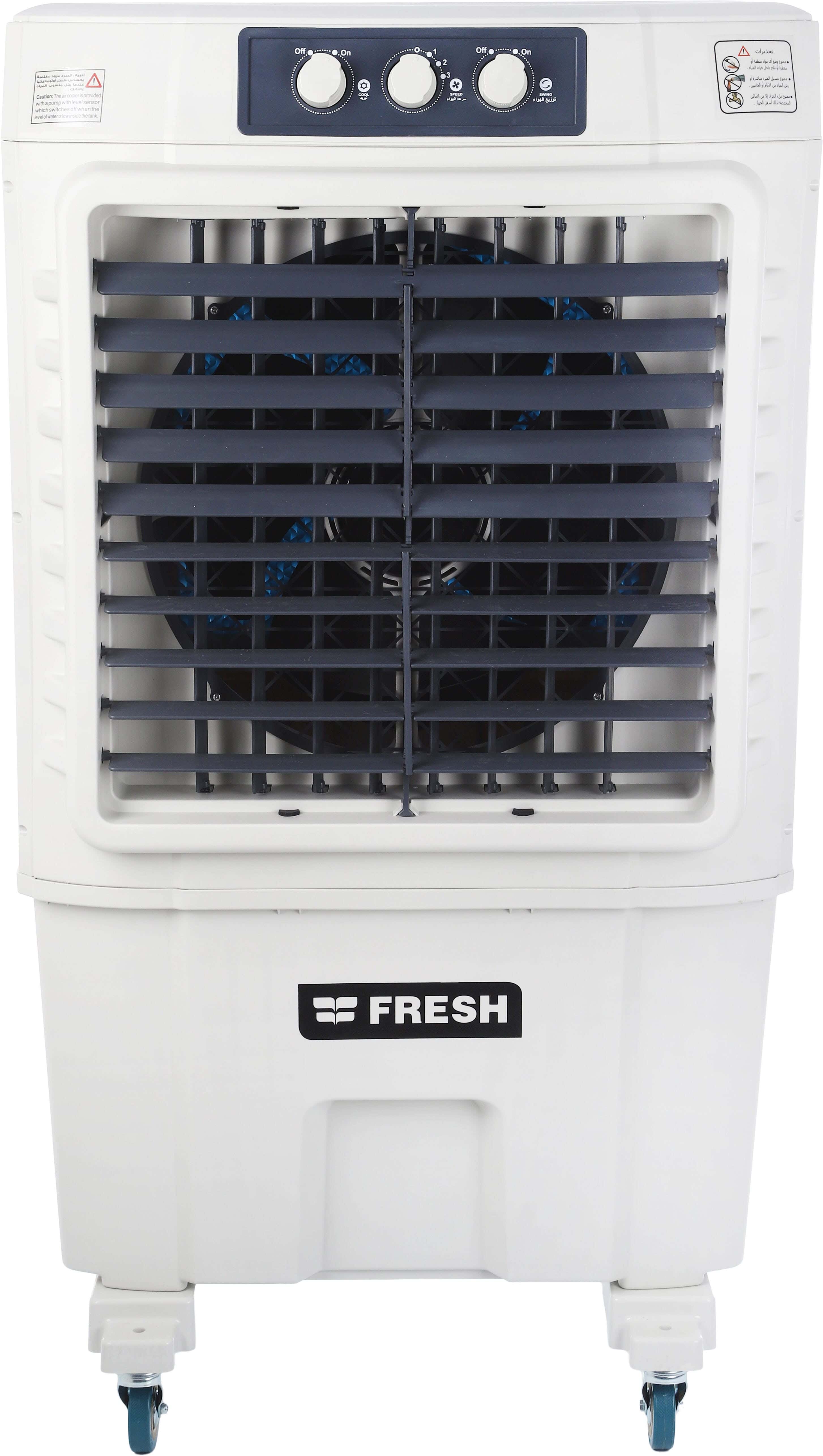 Fresh FA-M82-IC Desert Air Cooler, 82 Liters - Light Grey