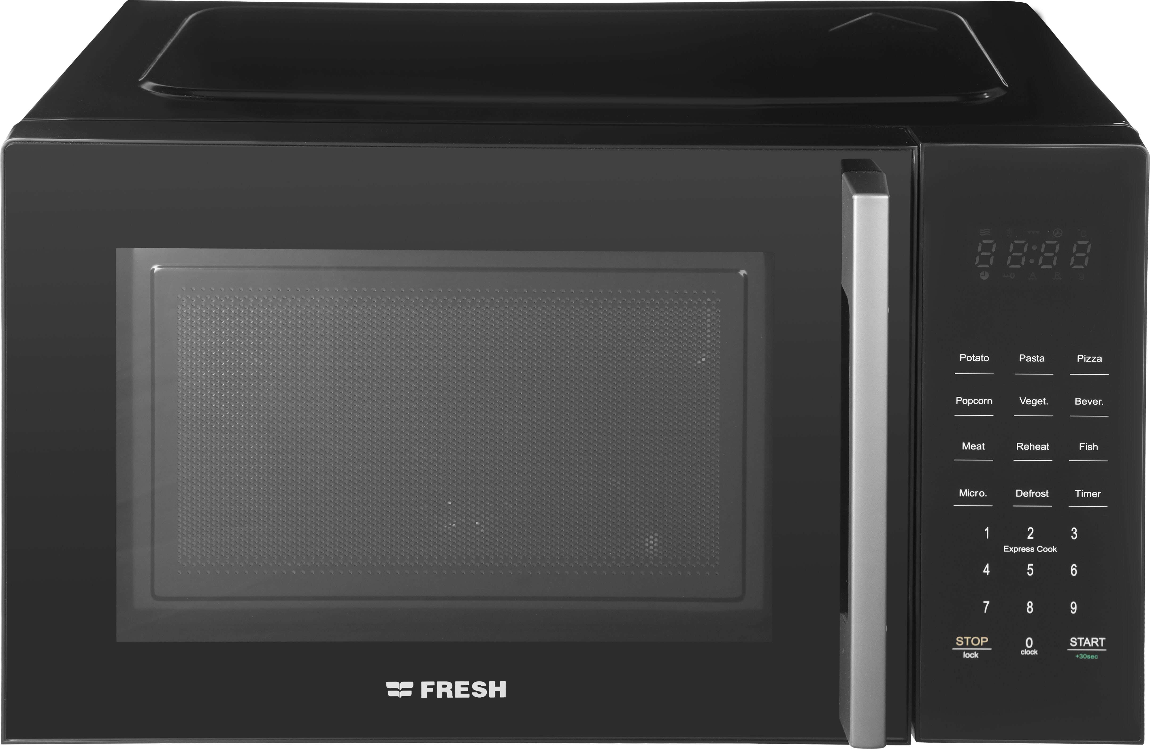 Fresh FMW-25KC-BW Microwave, 25 Liter, 850 Watt, Digital - Black