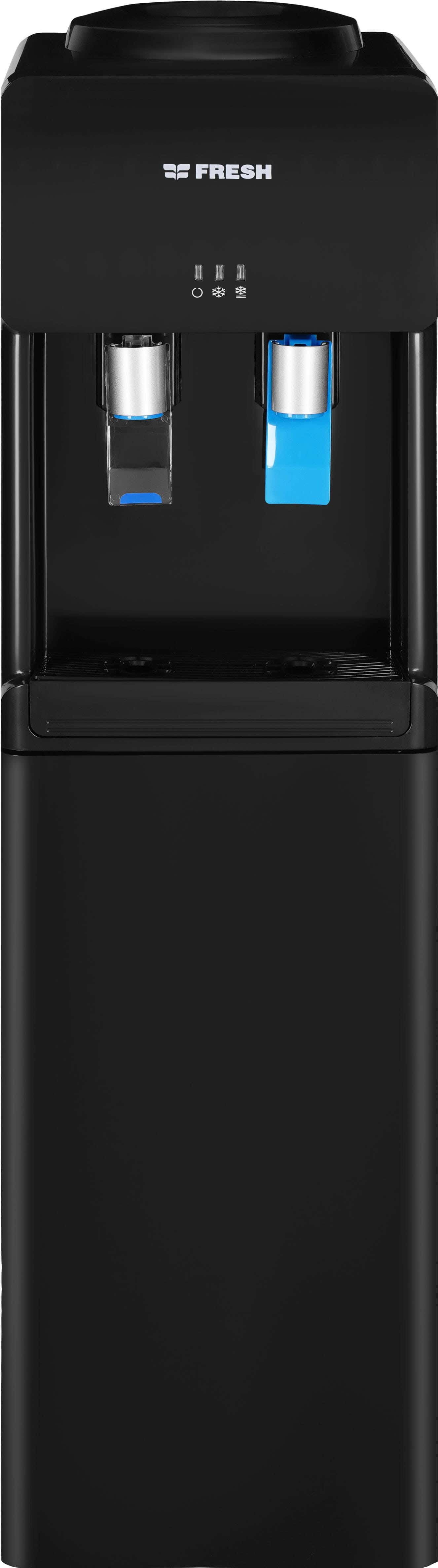 Fresh FW-17VFBNL Water Dispenser, 100 Watt, 2 Taps, Cold/Warm - Black