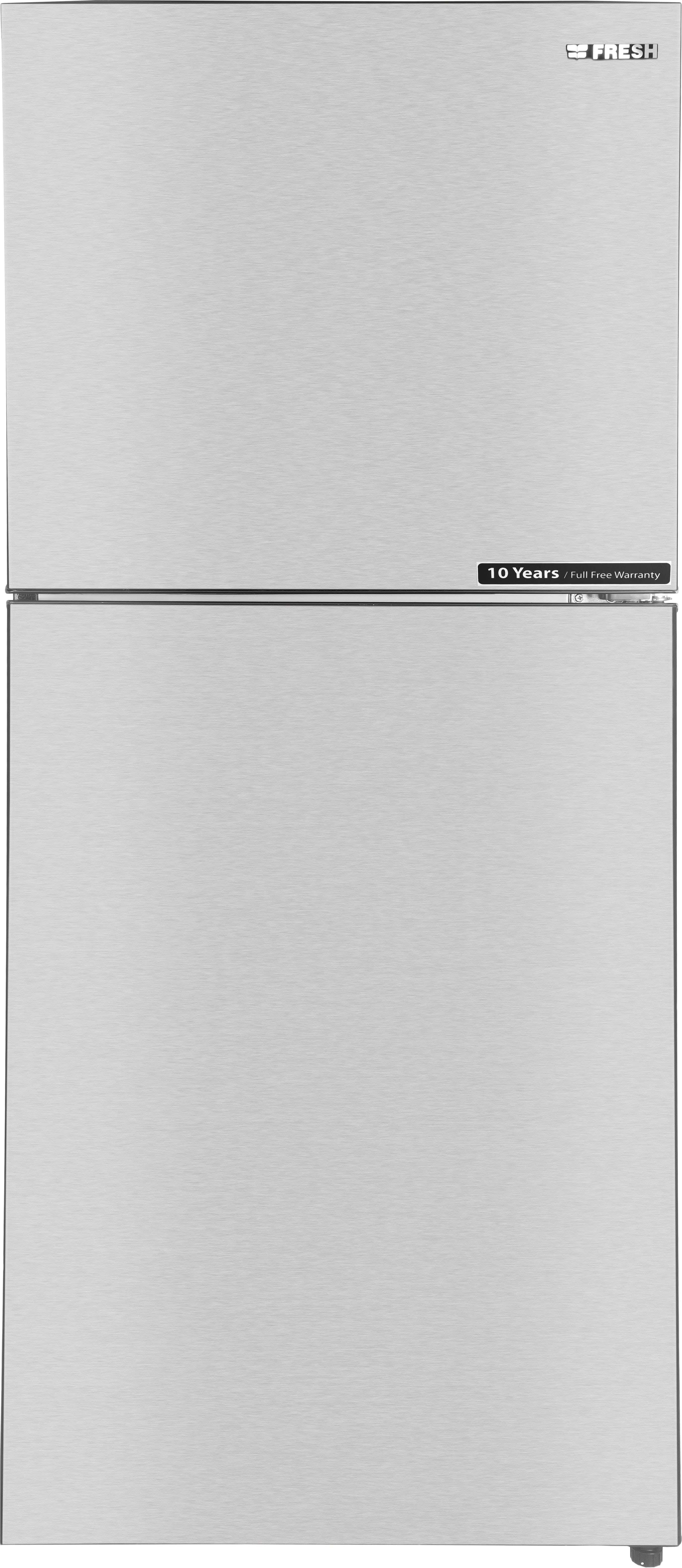 Fresh FNT-BS370KT No-Frost Refrigerator, 329 Liters, 2 Doors, Mechanical, top freezer - Silver