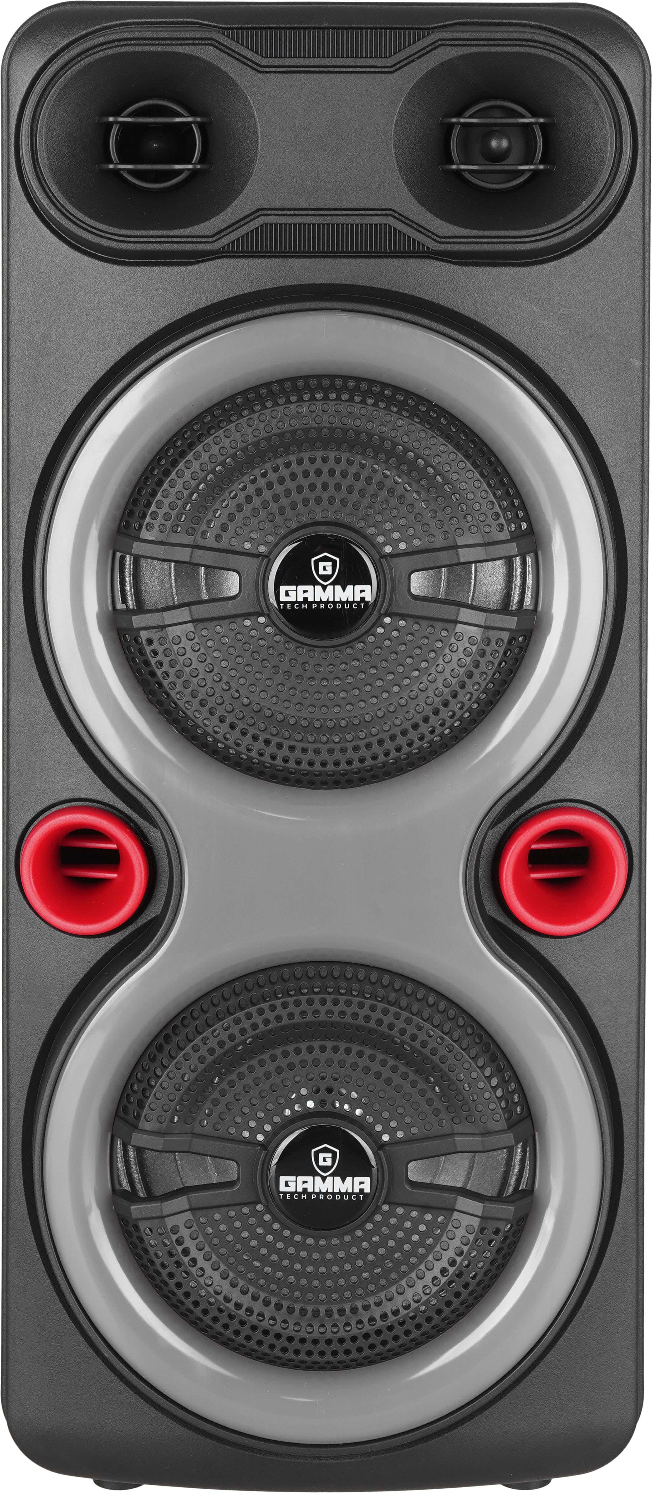 Gamma GT-626 Wireless Subwoofer Speaker, 10 Watts, 20×19×50 cm - Black Grey