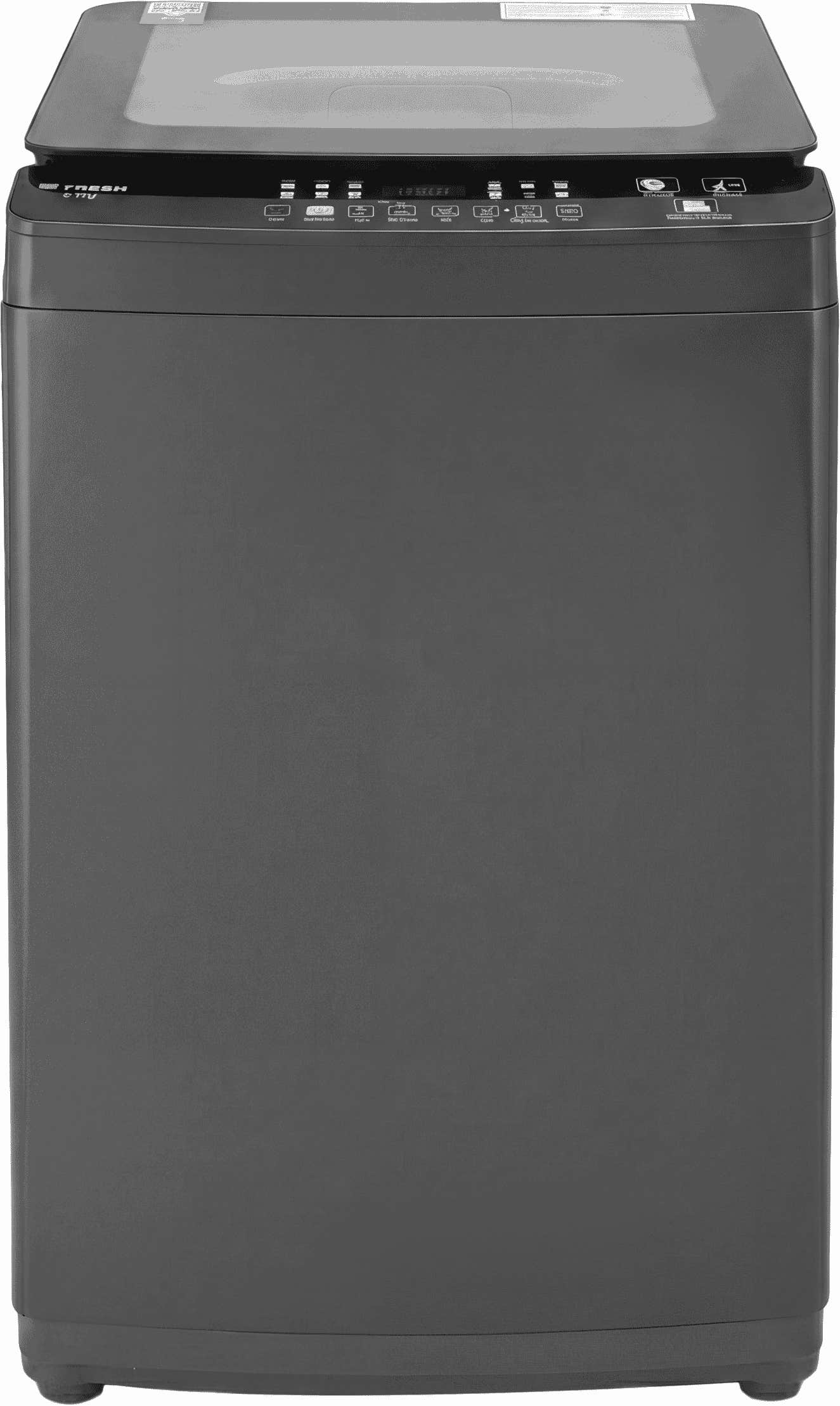 Fresh FTM-T9S New Touch Top Load Full Automatic Washing Machine, 9 kg - Grey Black