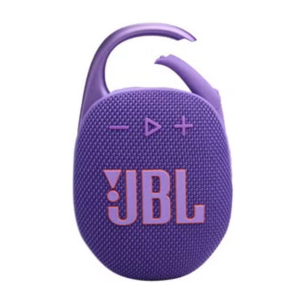 مكبر صوت بلوتوث محمول مقاوم للماء كليب 5 جي بي إل، Jblclip5Blk - بنفسجي