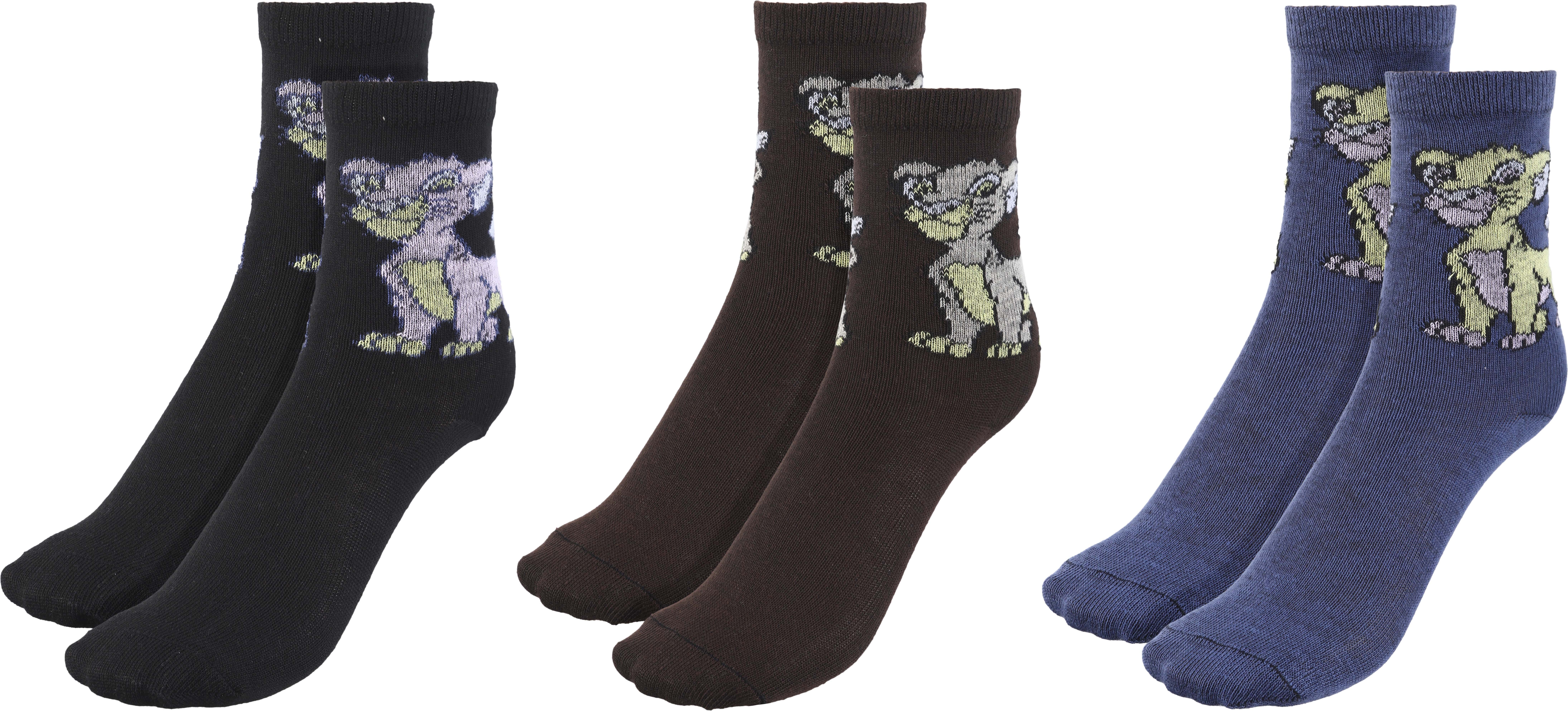 GHM Cotton Long Socks Set For Boys, 3 Pieces - Multicolor