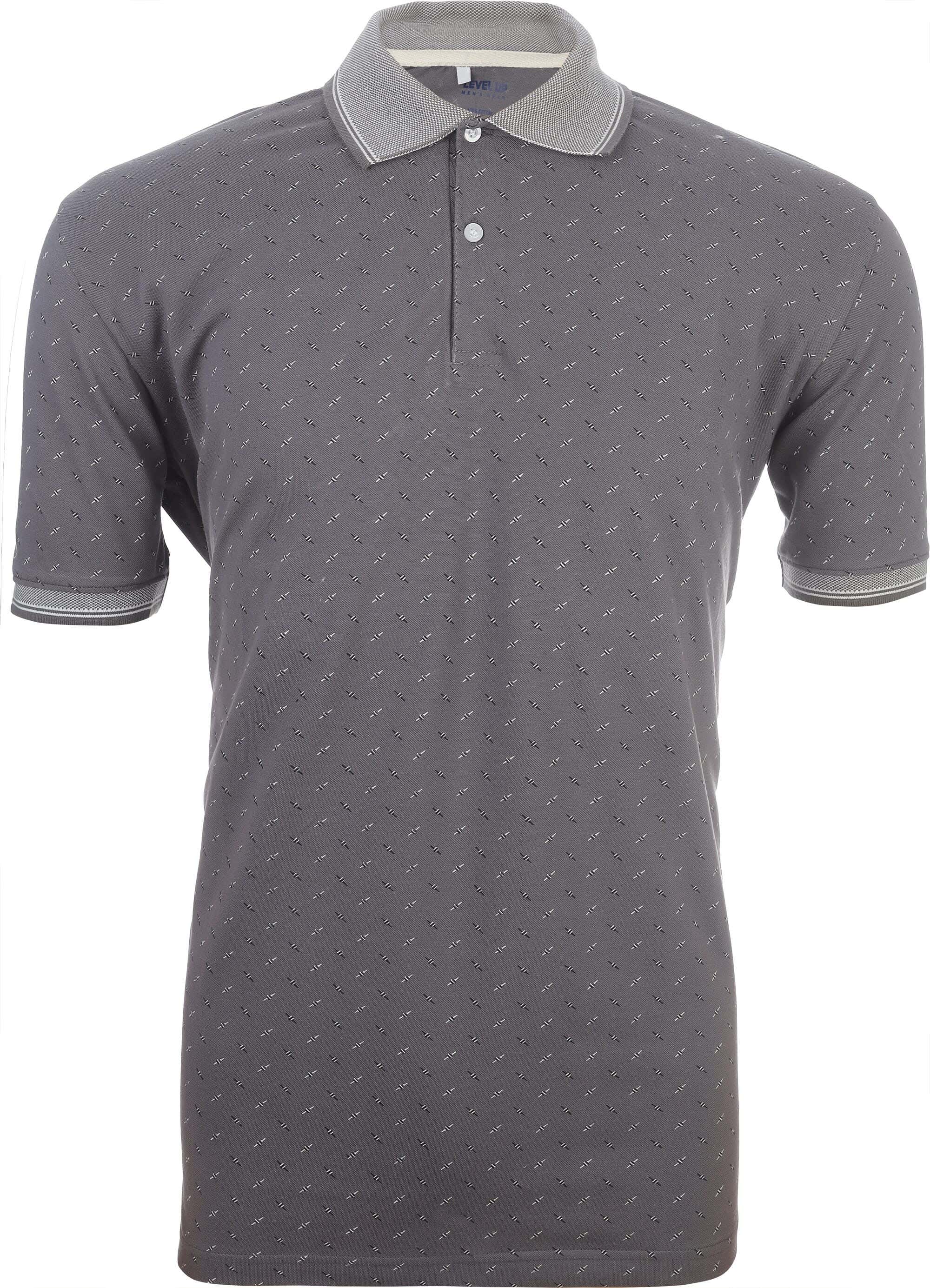 Level Up Cotton Half Sleeve Polo T-Shirt