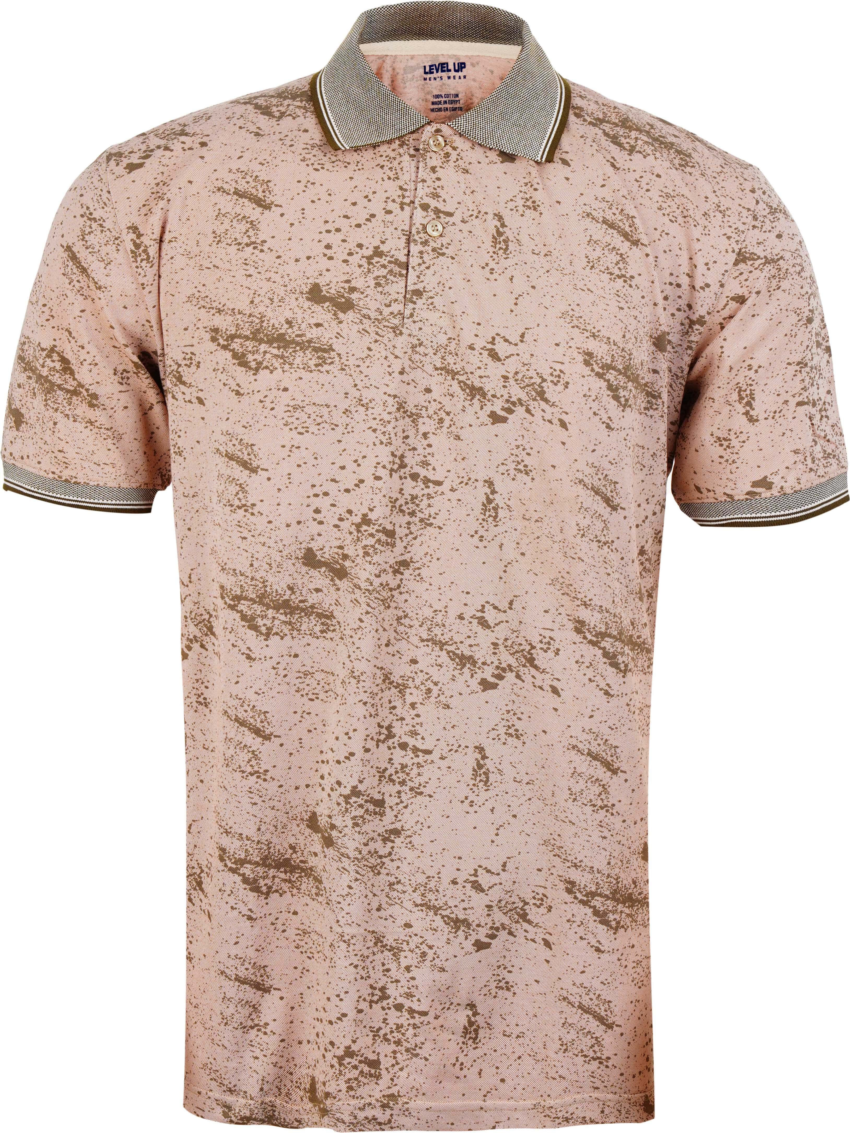 Level Up Cotton Half Sleeve Polo T-Shirt