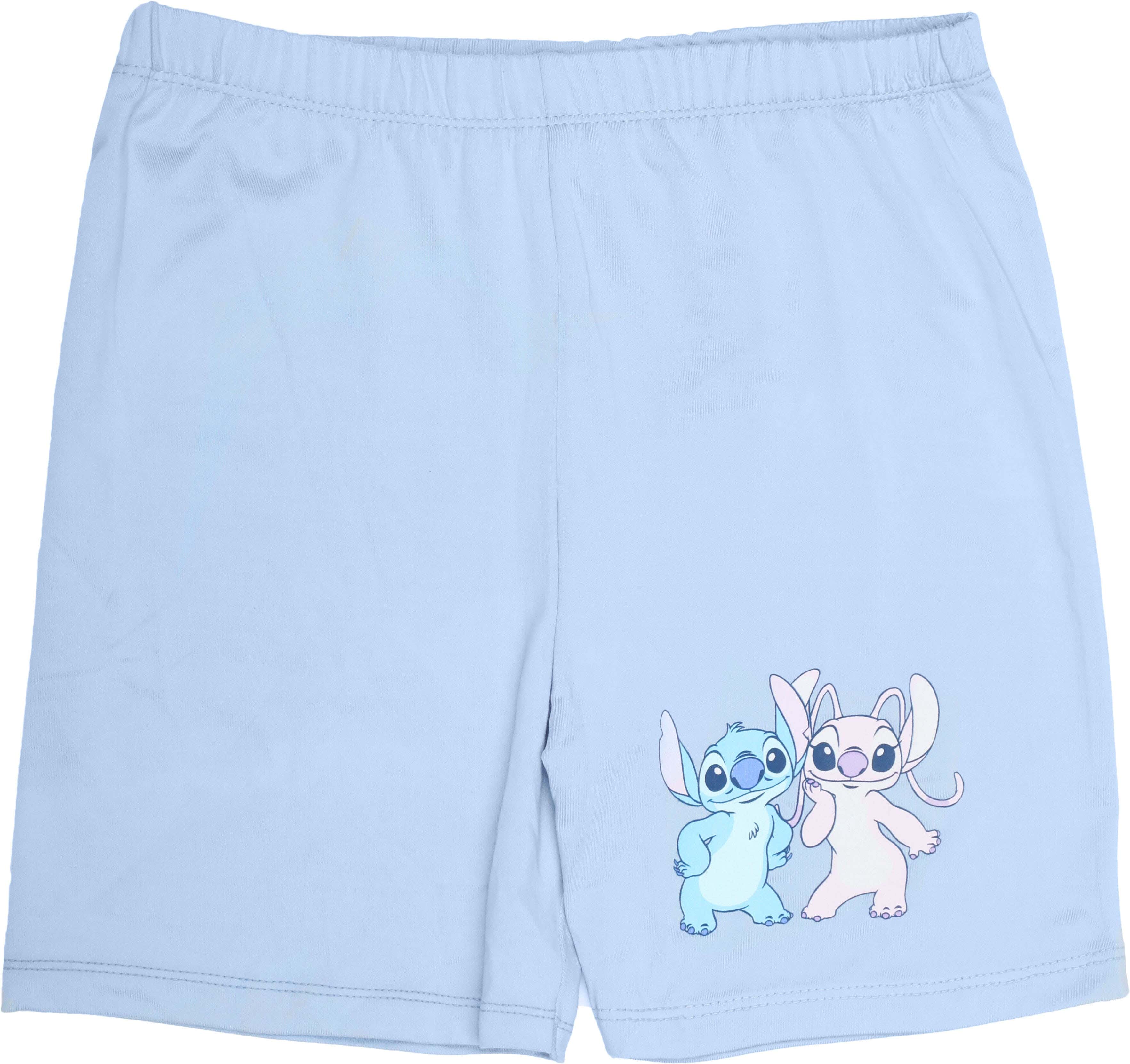 Polyester Short For Girls, Size 10 - 12 - Light Blue
