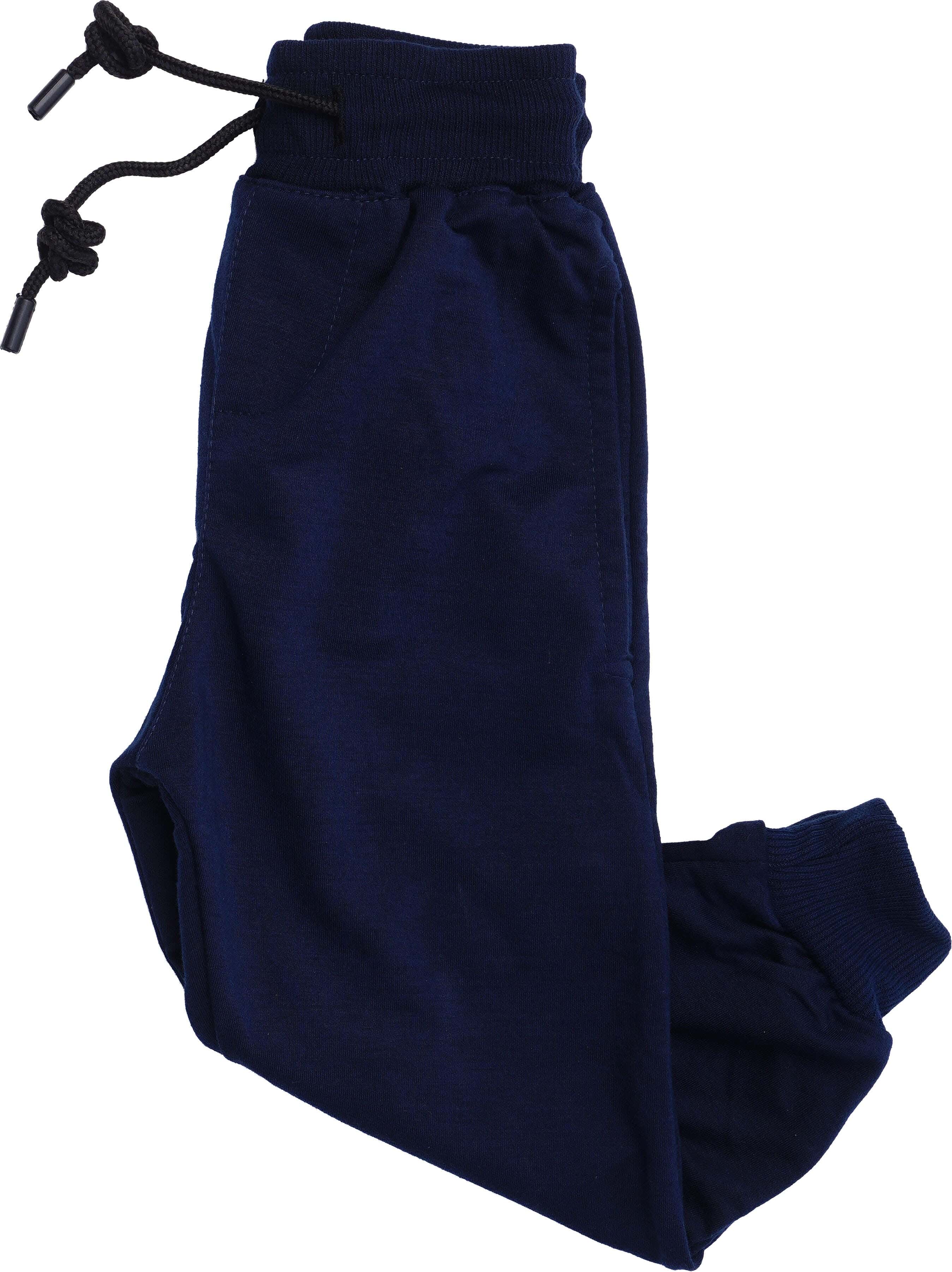 Melton Trousers For Boys, Size 4 - Navy