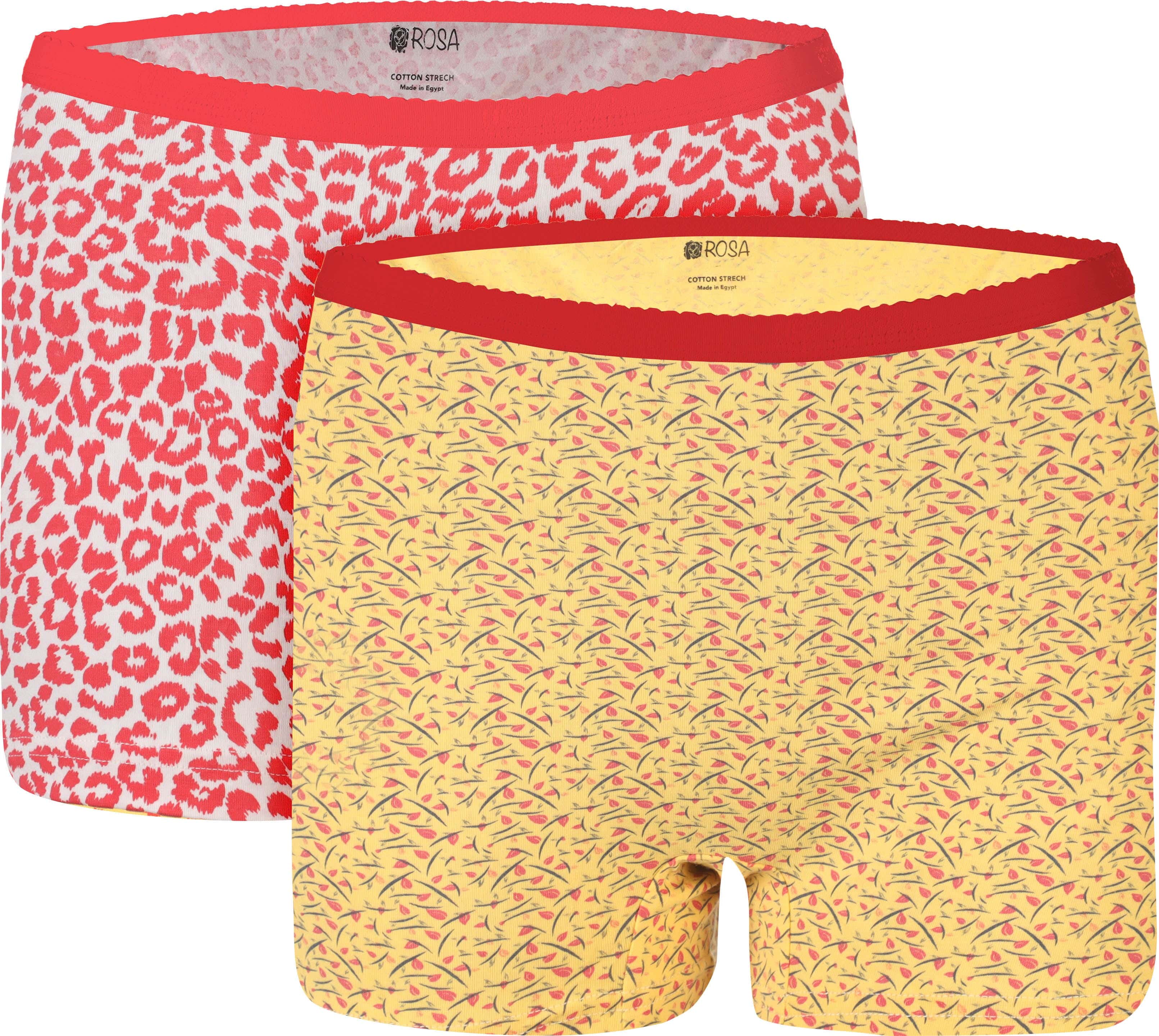 Rosa Lycra Hot Shorts Set for Women, 2 Pieces