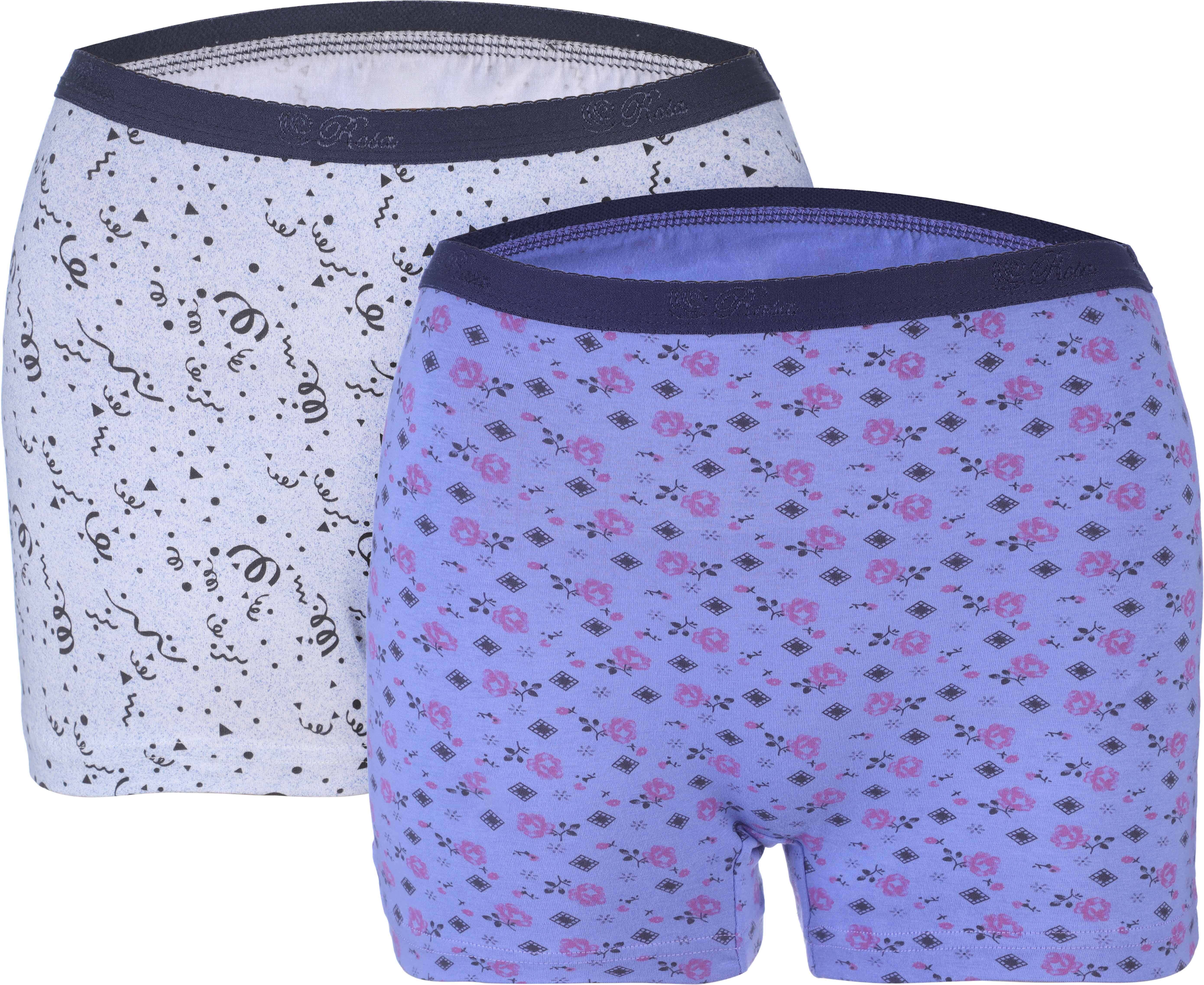 Rosa Lycra Hot Shorts Set for Women, 2 Pieces, Size L