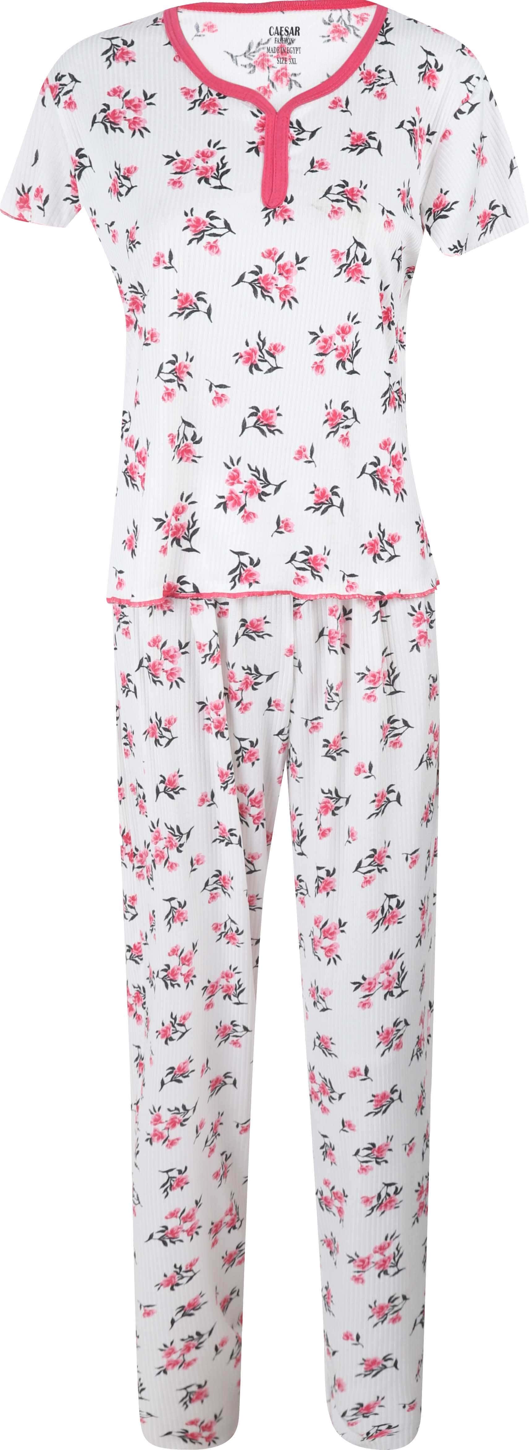 Caesar Lycra Pajama Set, 2 Pieces