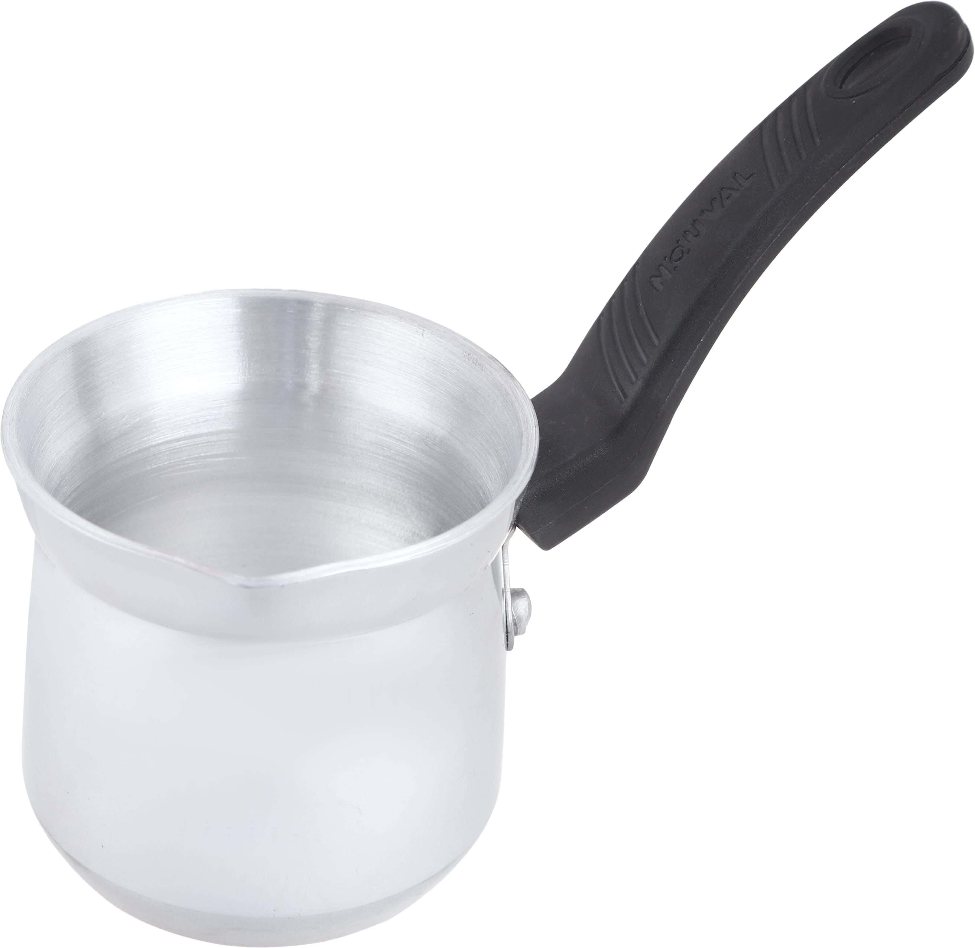 Nouval Aluminum Coffee Pot, Size 2 - Silver