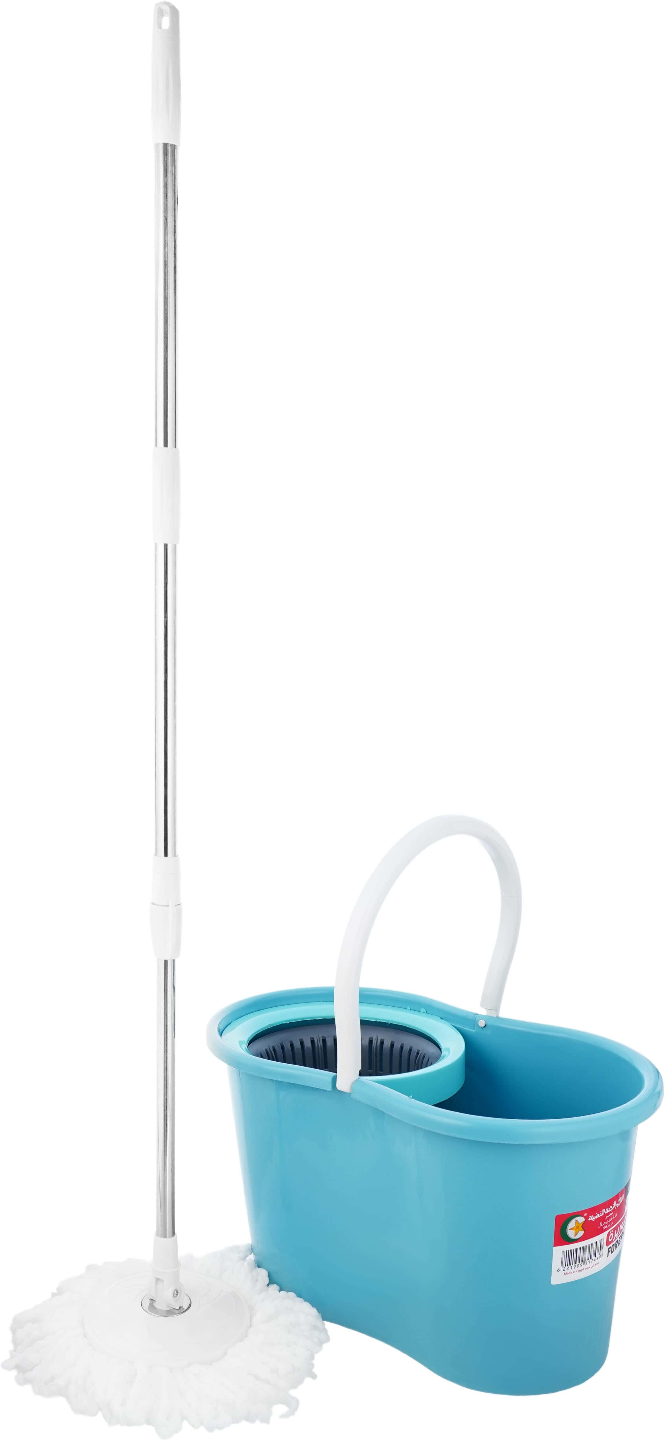 El Helal & Sta Plasticr Bucket with wringer, 29×20 cm - Light Blue